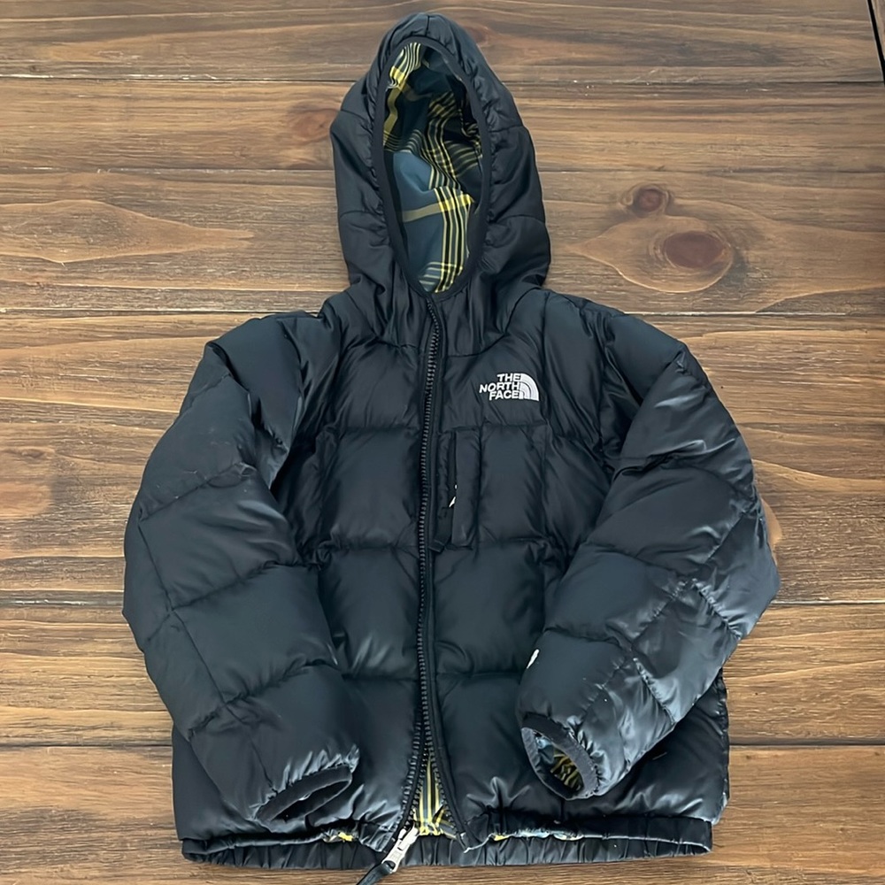 Kids North Face Reversible Coat - Size 5 XXS